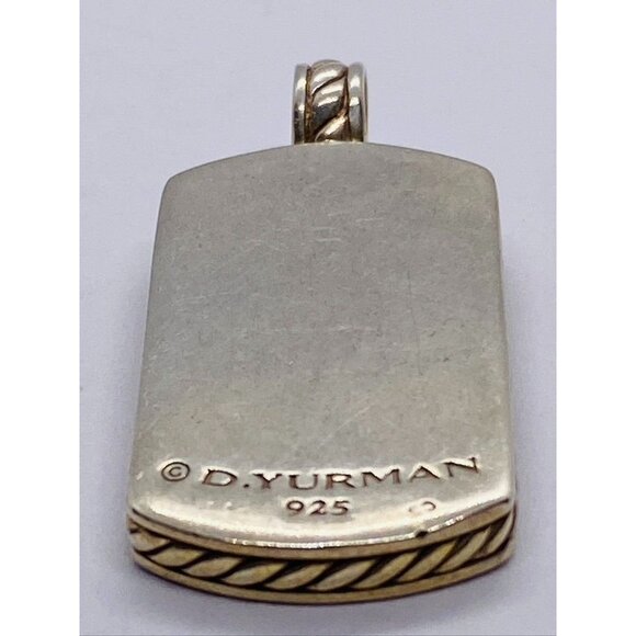 David Yurman Jewelry - David Yurman Dog Tag Streamline 43x19mm Sterling Silver 925